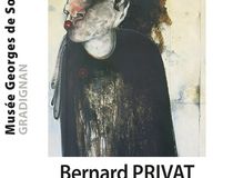 Affiche de l'exposition de Bernard Privat "J'envisage, je dévisage" - Agrandir l'image, .JPG 256,7 Ko (fenêtre modale)